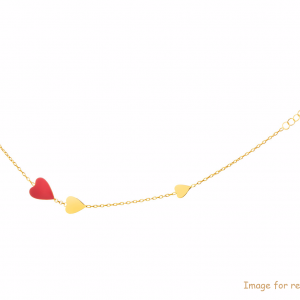 Custom Yellow Gold & Enamel Bracelet jewelry oem factory